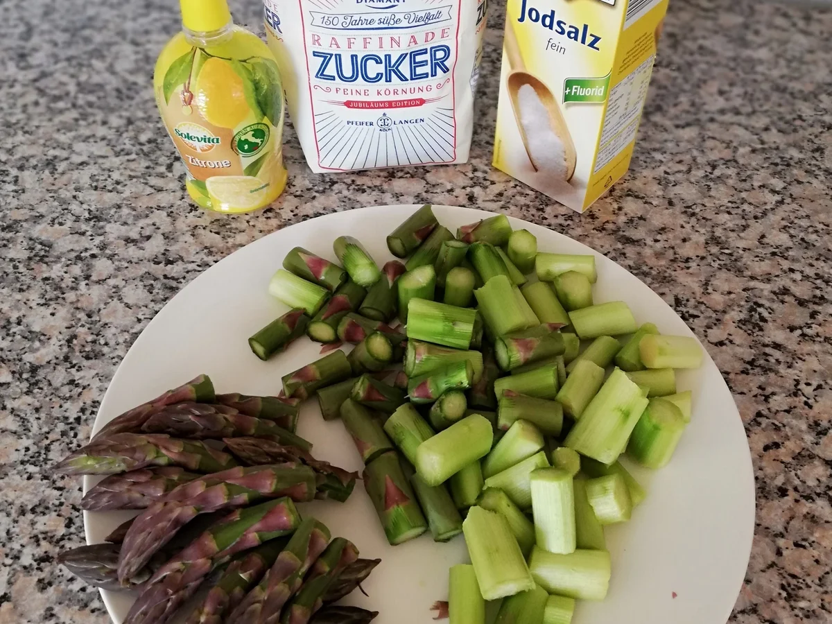 Reissalat mit grünen Spargel - Rezept - Bild Nr. 8