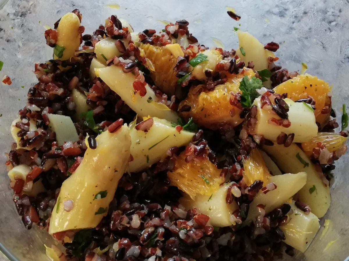 Reissalat mit grünen Spargel - Rezept - Bild Nr. 10455