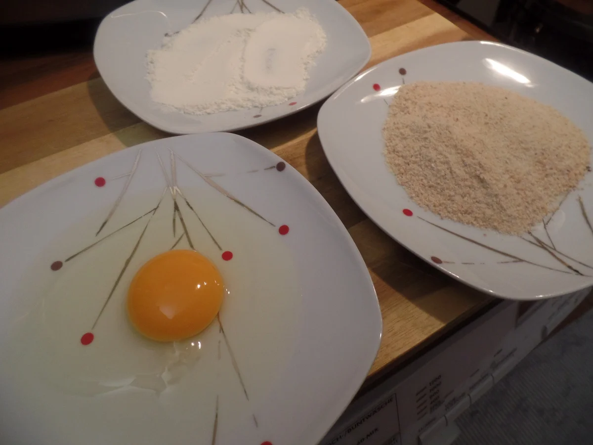 Spargel mit Orangen-Hollandaise und Ziegenkäsetalern - Rezept - Bild Nr. 10465