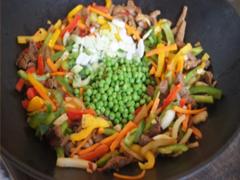 Rindfleischstreifen mit Gemüsemix und Mie-Nudeln - Rezept - Bild Nr. 18