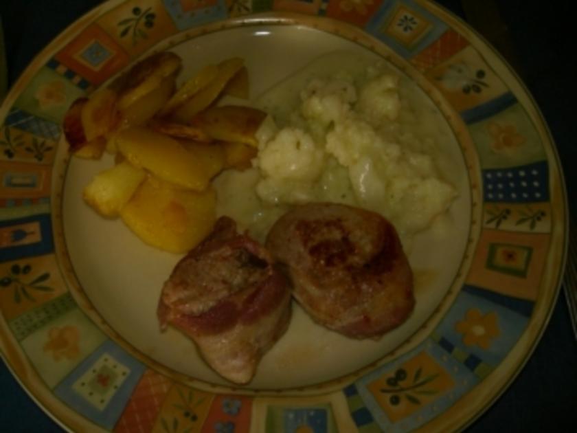 Schweinemedaillons im Speckmantel - schnell &amp; einfach - 276 kcal/100g