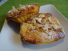 Aprikosen-Schmand-Törtchen mit Mandelkrokant-Topping - Rezept - Bild Nr. 2