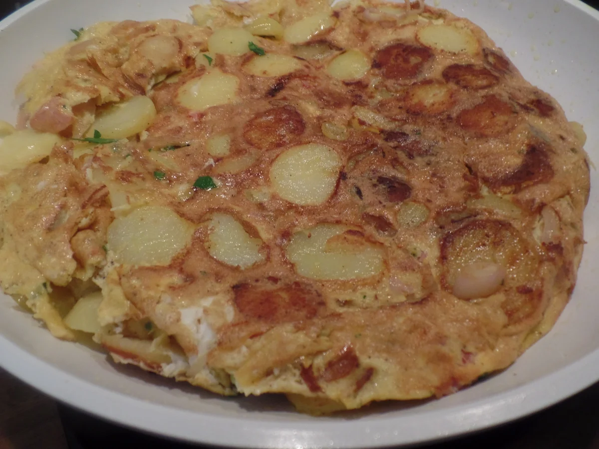 Kartoffel-Tortilla mit Bacon - Rezept - Bild Nr. 10464