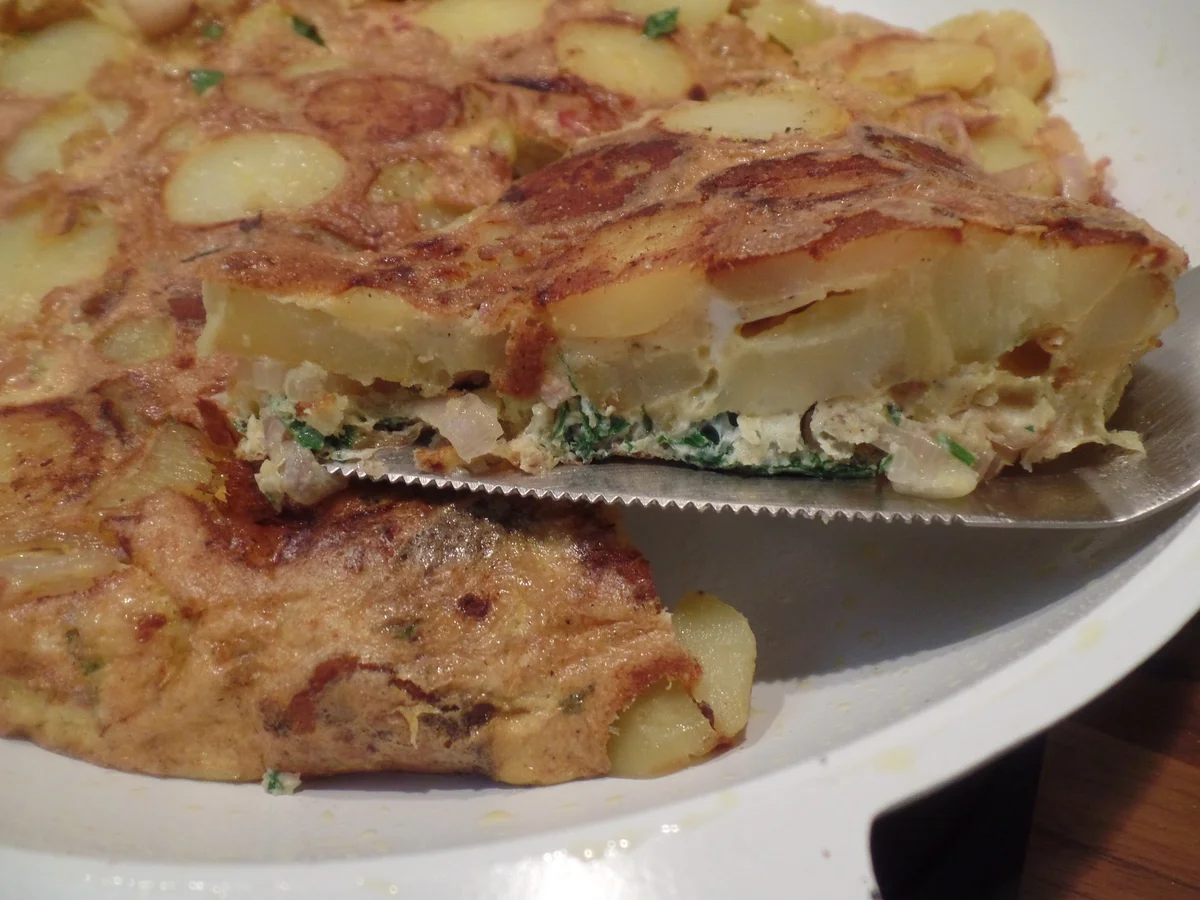 Kartoffel-Tortilla mit Bacon - Rezept - Bild Nr. 10466