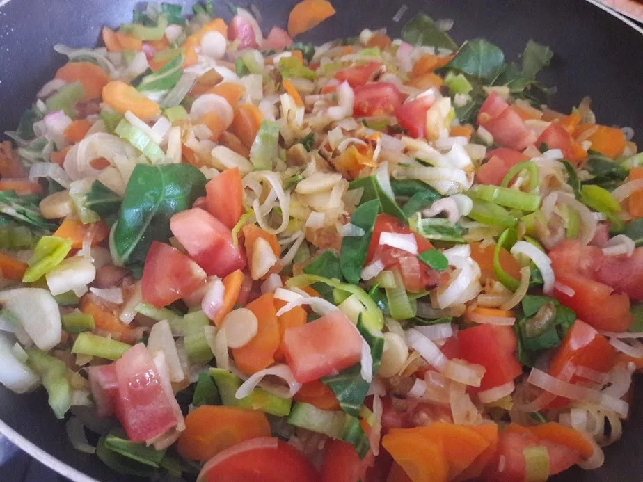 Rezept: Kasseler auf Gemüsebett Bild Nr. 10467 Kasseler auf Gemüsebett - Rezept - Bild Nr. 10467