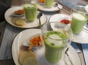 Erbsen-Cappuccino mit Rotgarneelen - Rezept - Bild Nr. 2