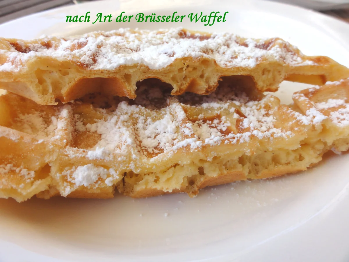 Rezept: Rührteig: feine SCHAUMWAFFELN Bild Nr. 3 Rührteig: feine SCHAUMWAFFELN - Rezept - Bild Nr. 3