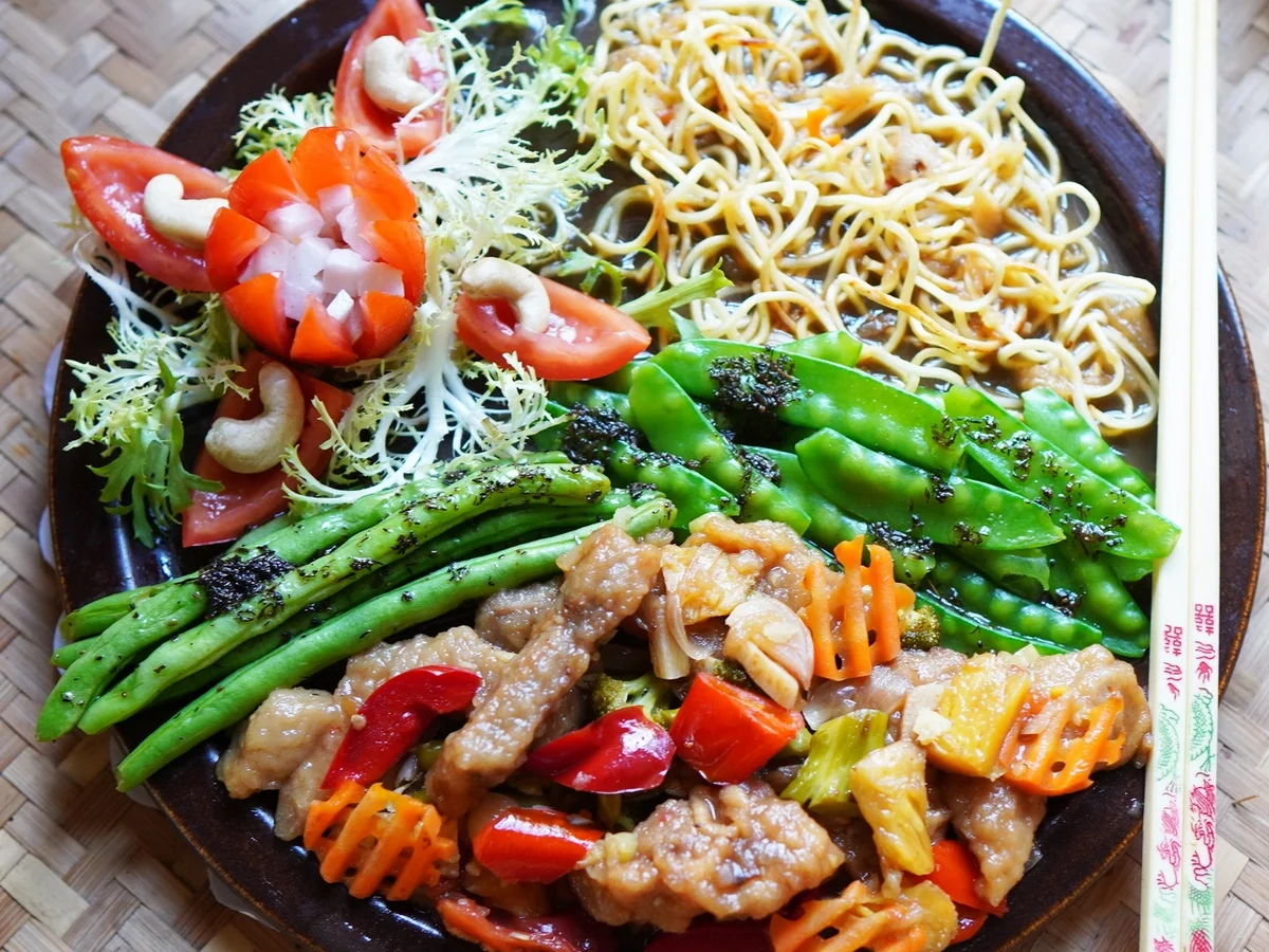 Rindfleischstreifen in süß-saurer Sauce ala Siti Karina - Rezept - Bild Nr. 2