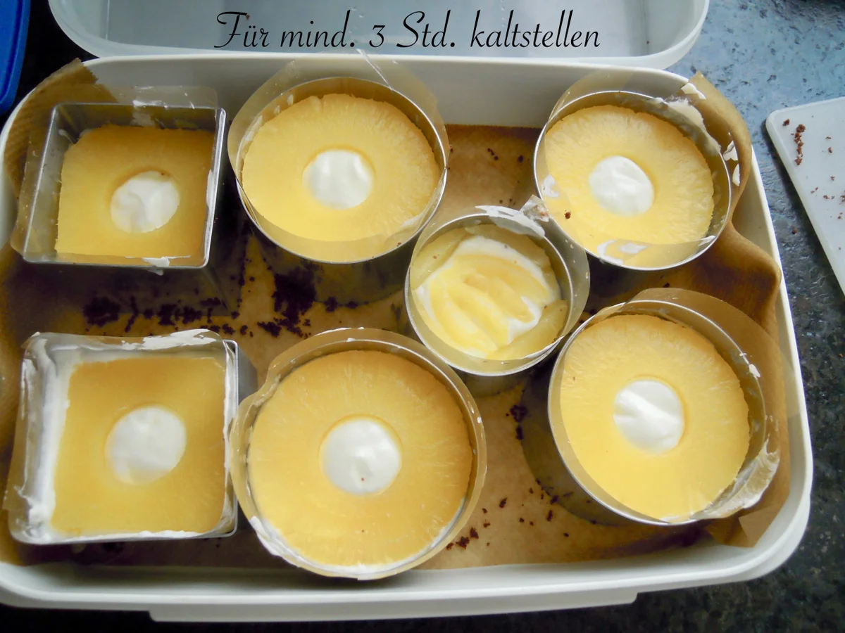 Rezept: Ananas Kokos Törtchen mit Pina Colada Espuma Bild Nr. 10485 Ananas Kokos Törtchen mit Pina Colada Espuma - Rezept - Bild Nr. 10485