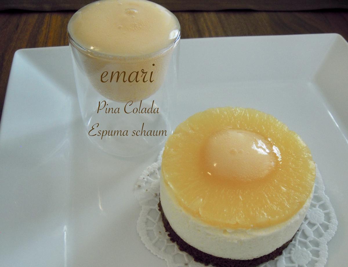 Ananas Kokos Törtchen mit Pina Colada Espuma - Rezept - Bild Nr. 10489