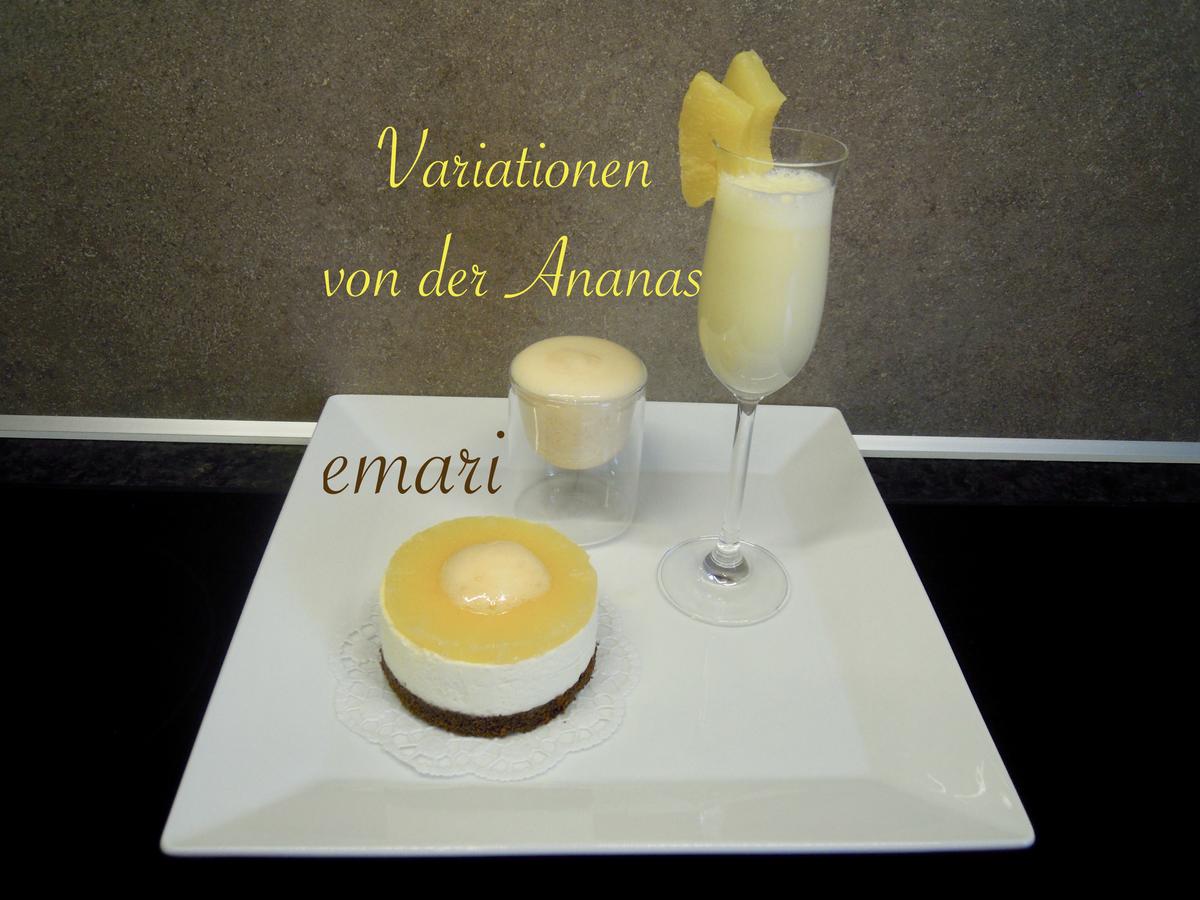 Ananas Kokos Törtchen mit Pina Colada Espuma - Rezept - Bild Nr. 10487