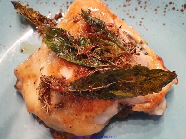 Hähnchenbrust am Knochen mit Gartensalat - schnell &amp; einfach - von ...