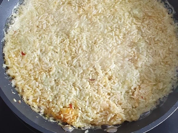 Rezept: Pikanter Krosser Reisfladen als Beilage Bild Nr. 4 Pikanter Krosser Reisfladen als Beilage - Rezept - Bild Nr. 4