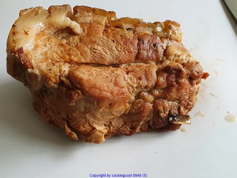 Schinken Krustenbraten hierzu Ananascurry Sosse - Rezept - Bild Nr. 7