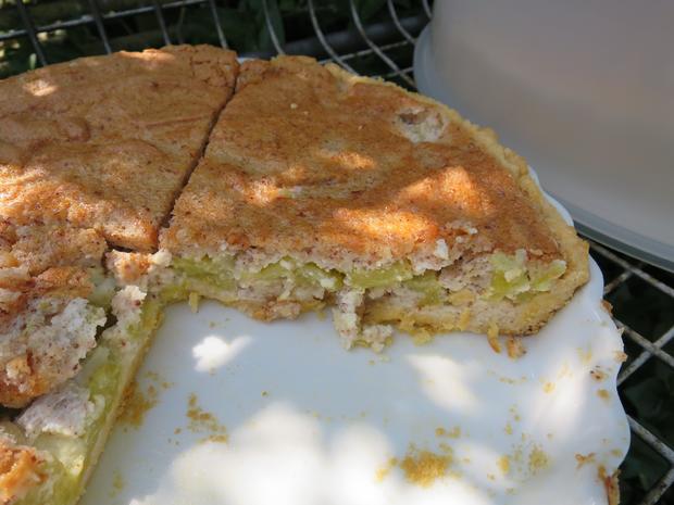 Mandelschaumguss Vorzugsweise für Beerenkuchen. Ausreichend für runde