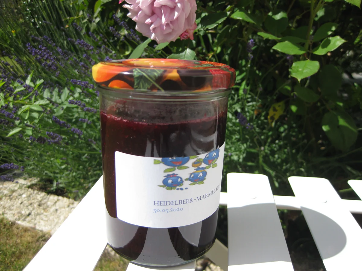 Rezept: Heidelbeermarmelade Bild Nr. 2 Heidelbeermarmelade - Rezept - Bild Nr. 2