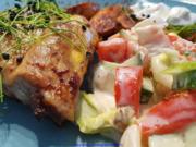 Spare Ribs - Salat- Röstkartoffel - Rezept - Bild Nr. 2
