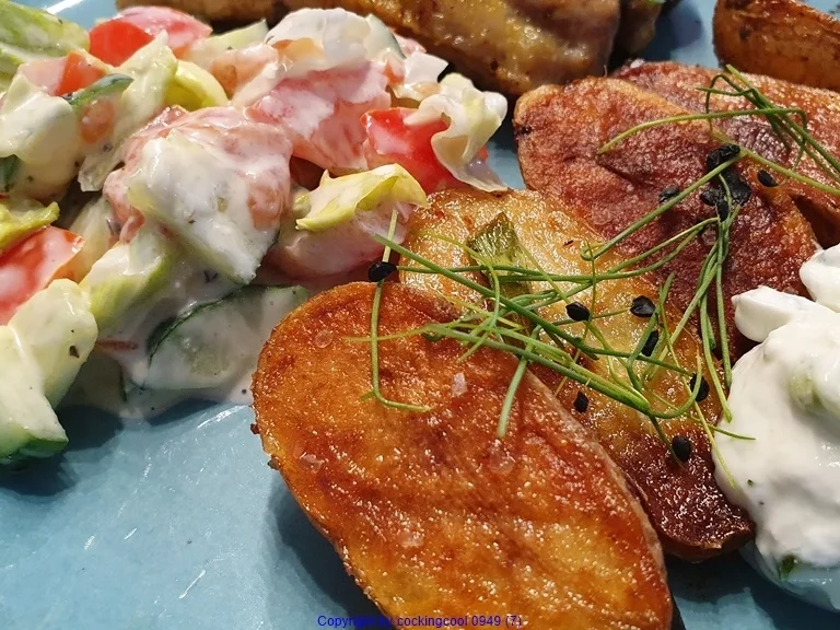 Spare Ribs - Salat- Röstkartoffel - Rezept - Bild Nr. 8