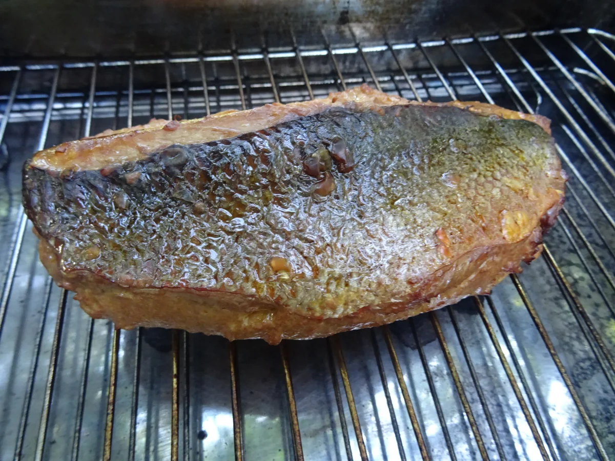 Rezept: Dorade mit Lachs-Farce-Füllung.... Rettich-Salat und Kräuter-Drillingen Bild Nr. 3 Dorade mit Lachs-Farce-Füllung.... Rettich-Salat und Kräuter-Drillingen - Rezept - Bild Nr. 3