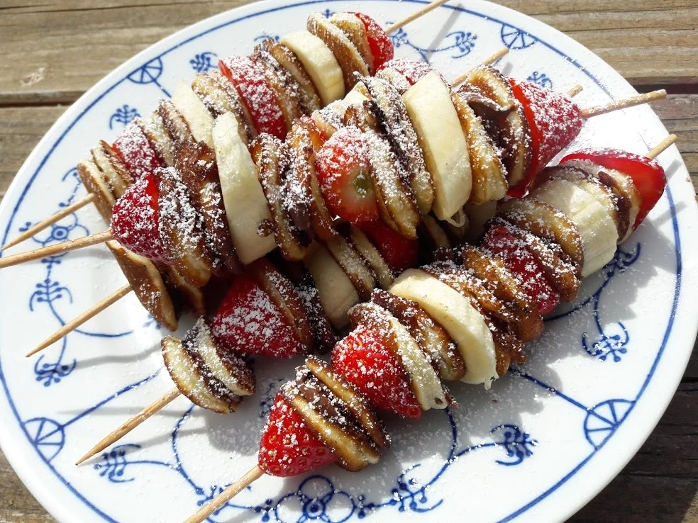 Rezept: Pancake-Obst-Spieße Bild Nr. 15 Pancake-Obst-Spieße - Rezept - Bild Nr. 15