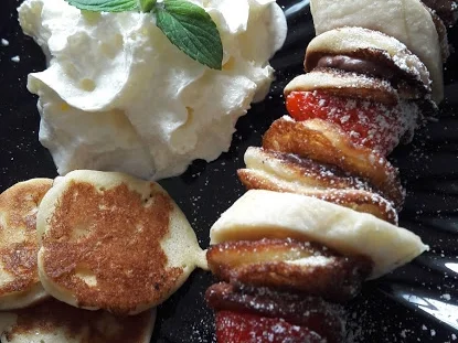 Rezept: Pancake-Obst-Spieße Bild Nr. 17 Pancake-Obst-Spieße - Rezept - Bild Nr. 17