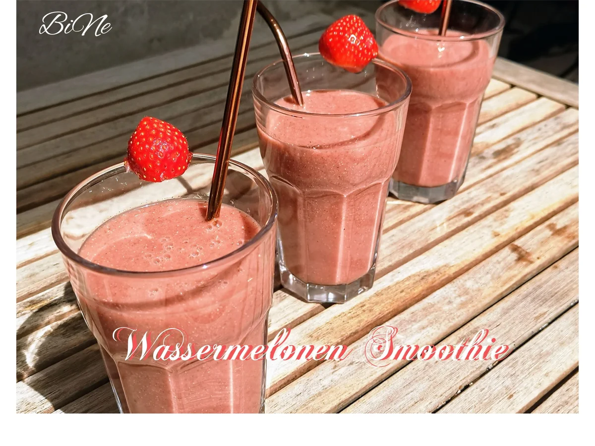 BiNe` S WASSERMELONEN SMOOTHIE - Rezept - Bild Nr. 2