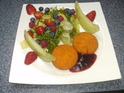Salat mit gebackenem Camenbert - Rezept - Bild Nr. 2