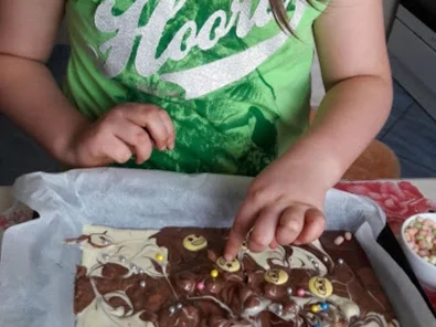 Bunte Schokoladenstücke - Rezept - Bild Nr. 4