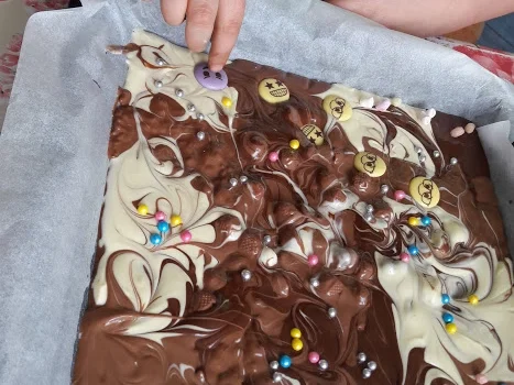 Bunte Schokoladenstücke - Rezept - Bild Nr. 5