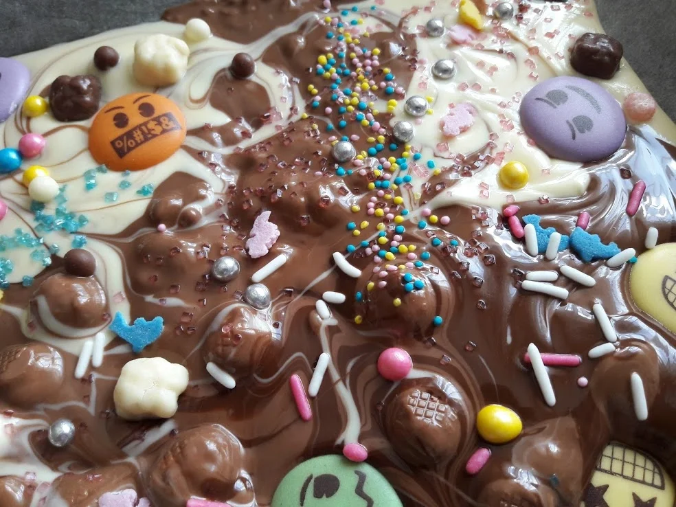 Bunte Schokoladenstücke - Rezept - Bild Nr. 7