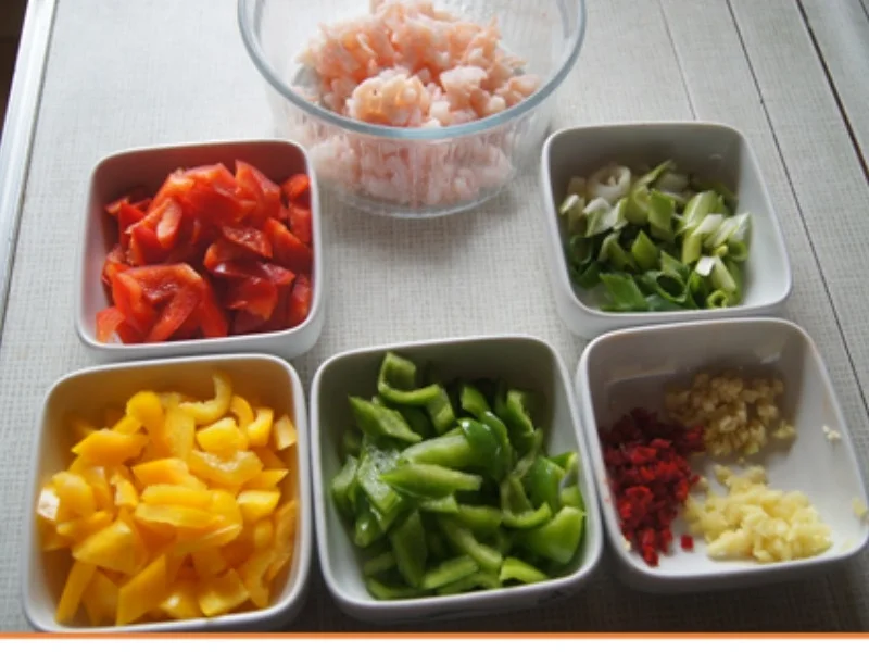 Eismeer Garnelen mit Paprika und Mie-Nudeln - Rezept - Bild Nr. 4