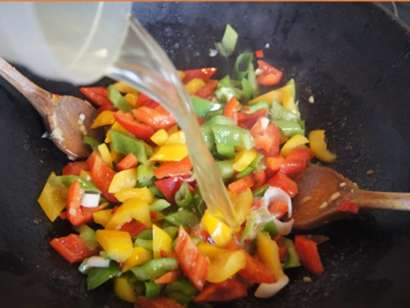 Eismeer Garnelen mit Paprika und Mie-Nudeln - Rezept - Bild Nr. 11