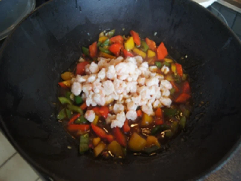 Eismeer Garnelen mit Paprika und Mie-Nudeln - Rezept - Bild Nr. 13