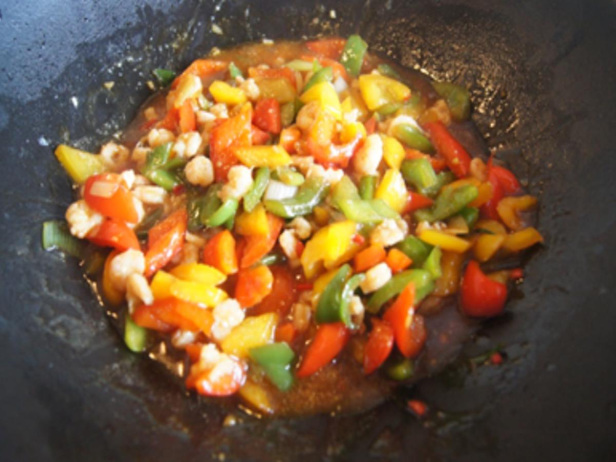 Eismeer Garnelen mit Paprika und Mie Nudeln - einfach - von MausVoh Eismeer Garnelen mit Paprika und Mie Nudeln - einfach - von MausVoh
