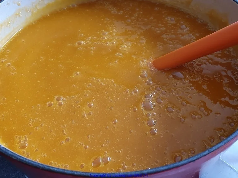 Aprikosencreme (Marillencreme) könnte man auch Fruchtaufstrich nennen - Rezept - Bild Nr. 9