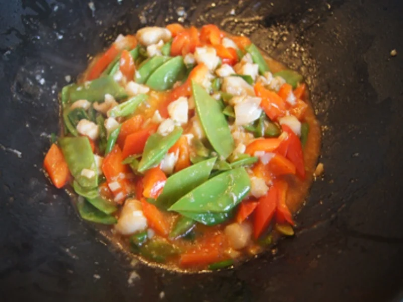 Rezept: Seelachsfilet in Tomatensauce mit Basmatireis Bild Nr. 18 Seelachsfilet in Tomatensauce mit Basmatireis - Rezept - Bild Nr. 18