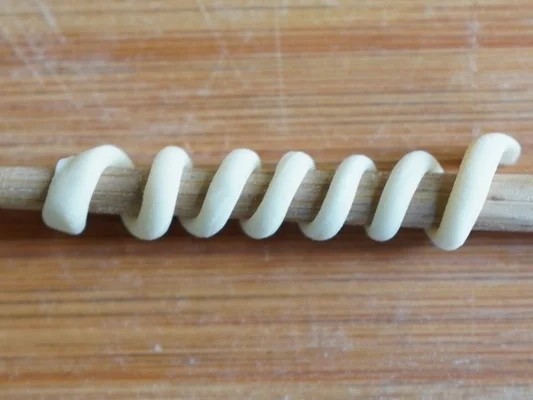 Selbstgemachte Spiralnudeln mit Pilzsauce - Rezept - Bild Nr. 4