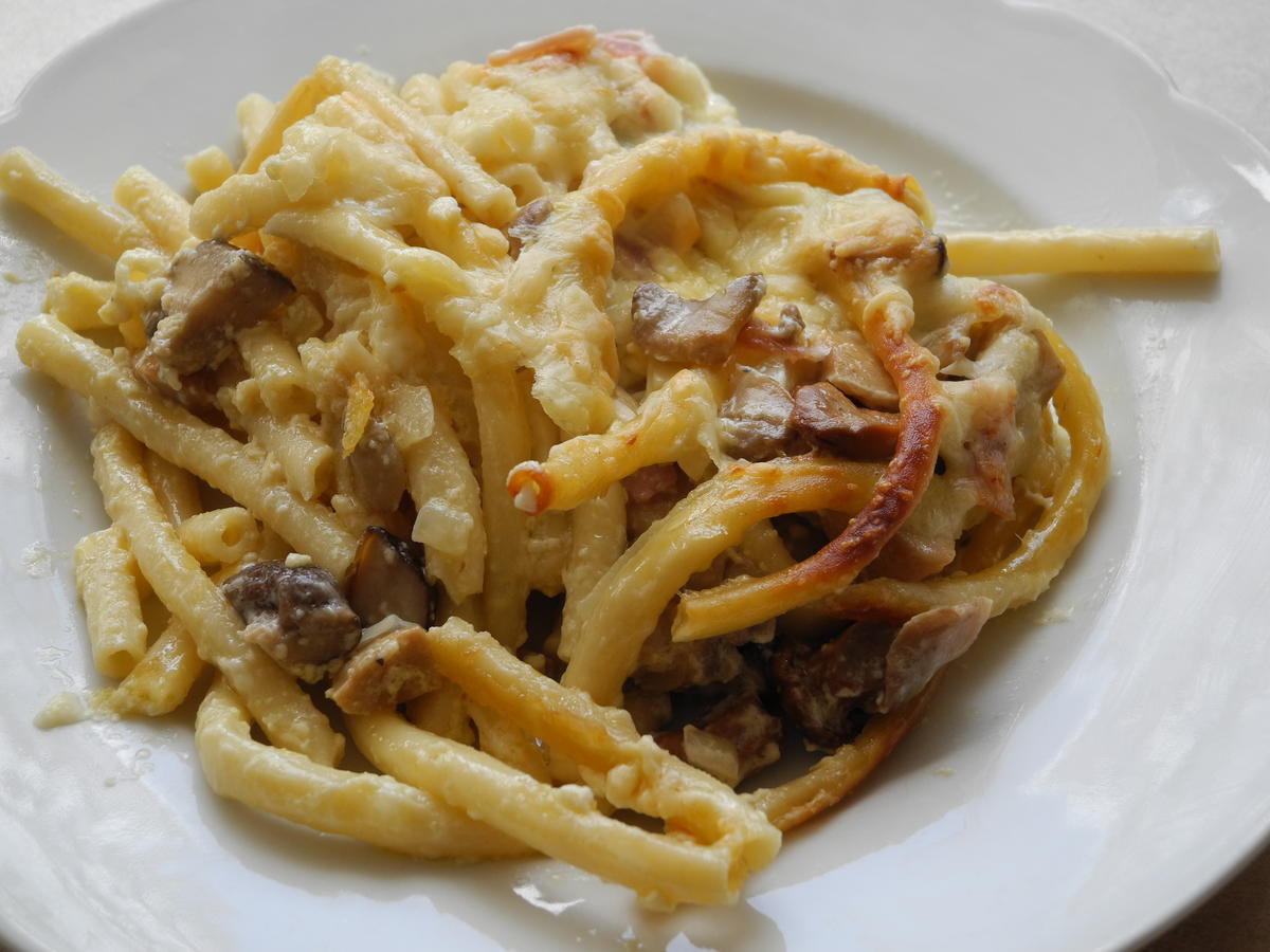 Makkaroni Auflauf mit Pilzen - schnell &amp; einfach - von eagle-Peter