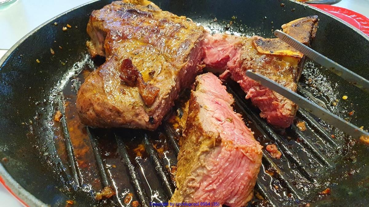 T- Bone  Steak mit versch. Beilagen = kochbar Challenge 6.0 (Juni 2020) - Rezept - Bild Nr. 10527