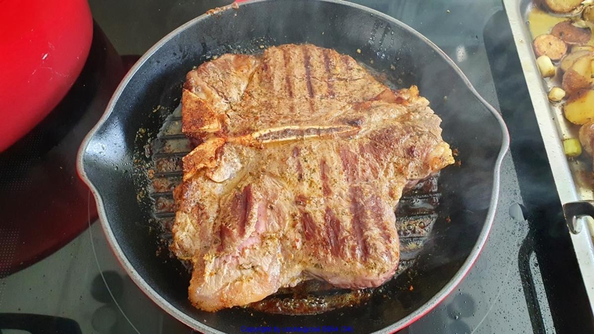 T- Bone  Steak mit versch. Beilagen = kochbar Challenge 6.0 (Juni 2020) - Rezept - Bild Nr. 10526