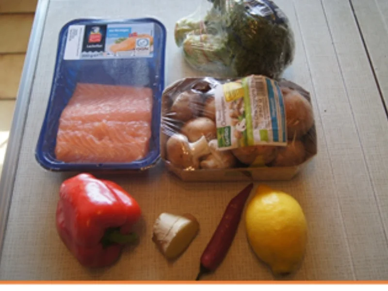 Lachs-Gemüse-Wok - Rezept - Bild Nr. 3