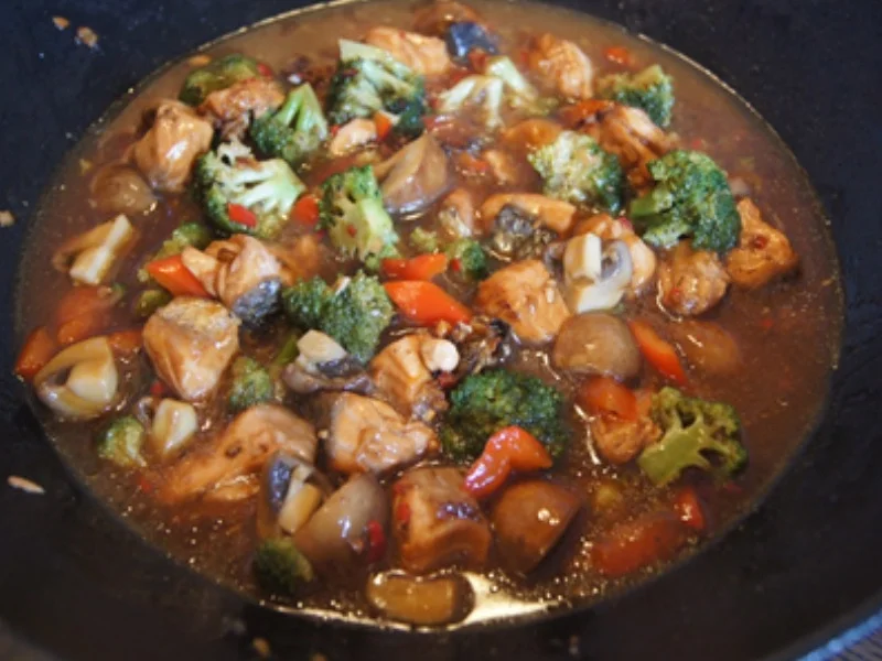 Lachs-Gemüse-Wok - Rezept - Bild Nr. 23