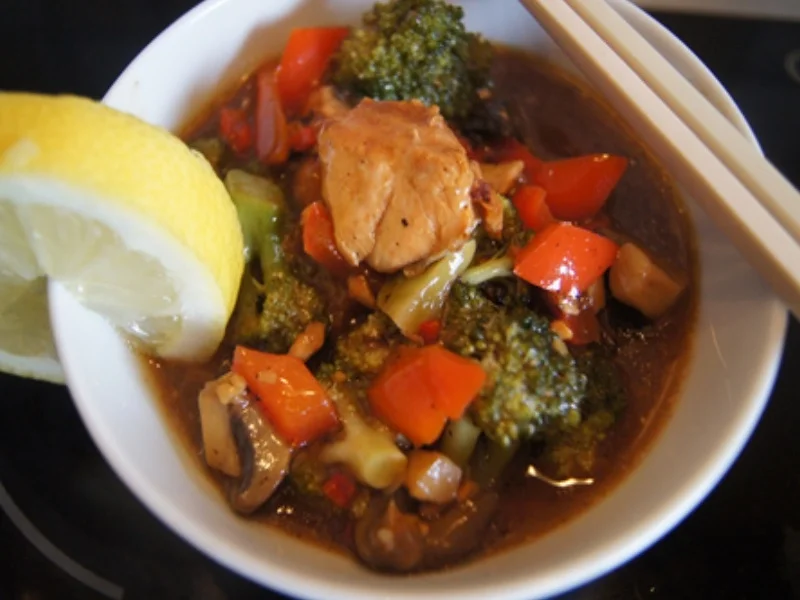 Lachs-Gemüse-Wok - Rezept - Bild Nr. 25