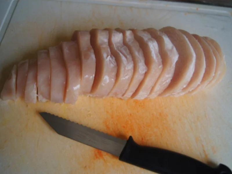 Chili-Hähnchenbrustfilet mit Gemüse im Wok und gelber Basmatireis - Rezept - Bild Nr. 4