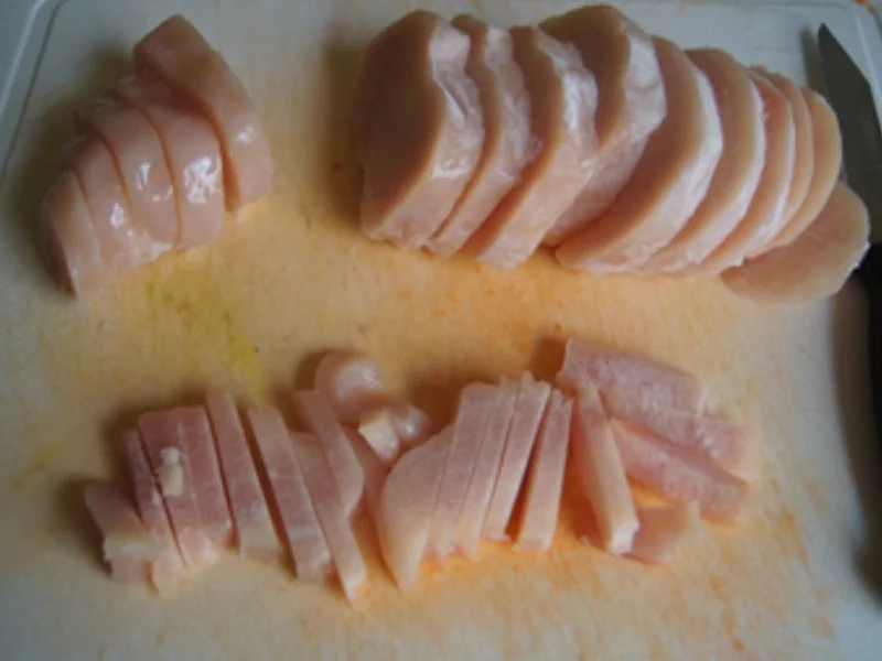 Chili-Hähnchenbrustfilet mit Gemüse im Wok und gelber Basmatireis - Rezept - Bild Nr. 5