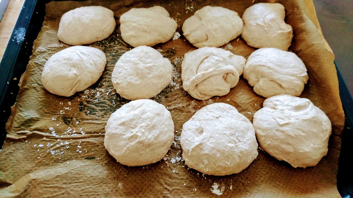 Dinkel-Buttermilch Brötchen no knead - Rezept - Bild Nr. 12