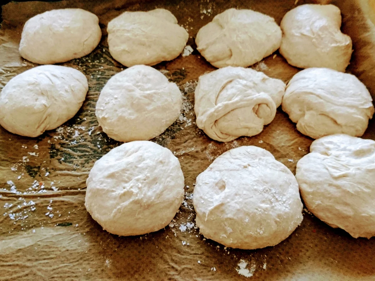Dinkel-Buttermilch Brötchen no knead - Rezept - Bild Nr. 12
