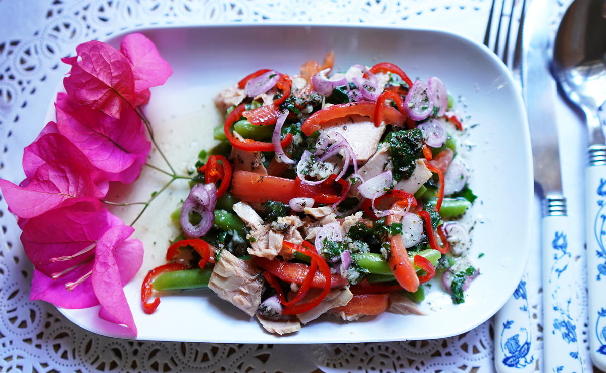 Bönnigheimer Bohnensalat mit Thunfisch - Rezept - Bild Nr. 2