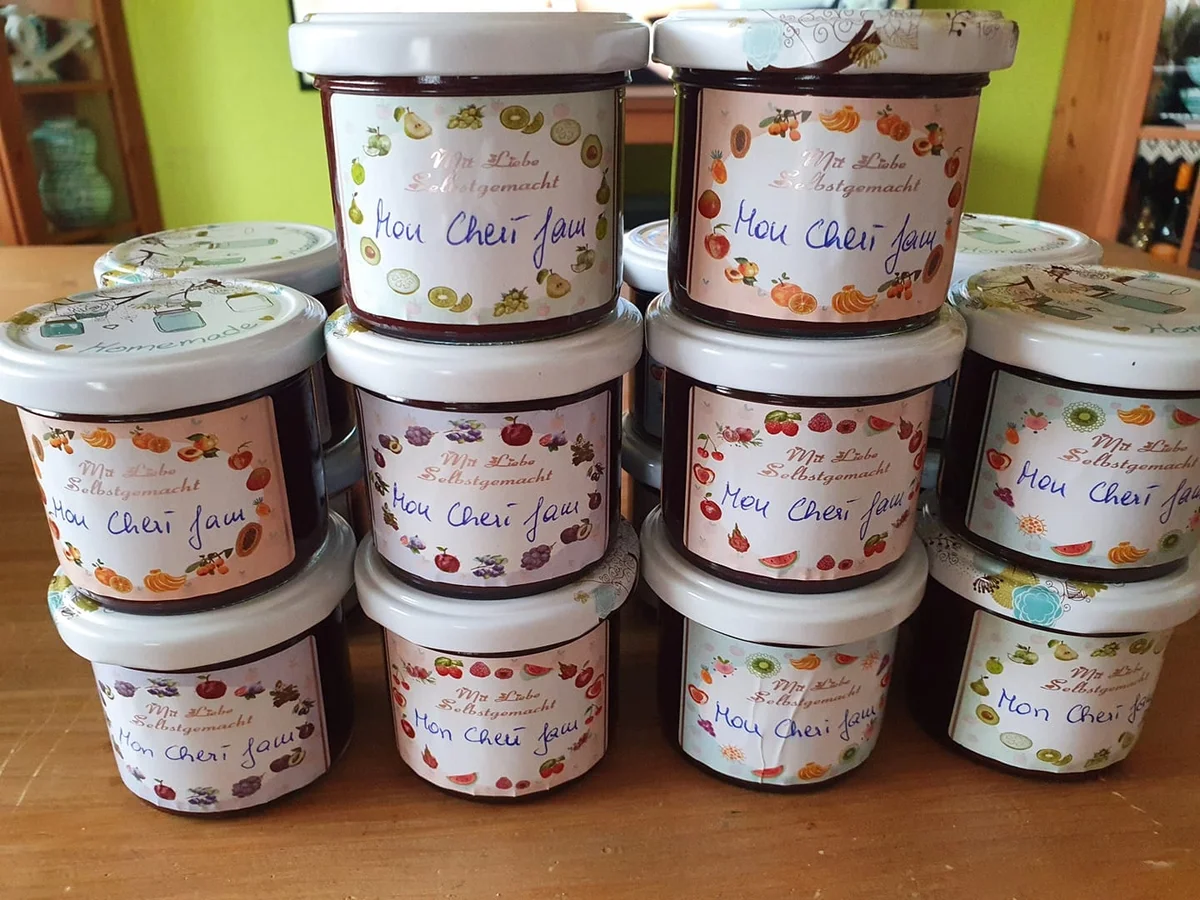 Rezept: Mon Cheri Jam Bild Nr. 2 Mon Cheri Jam - Rezept - Bild Nr. 2