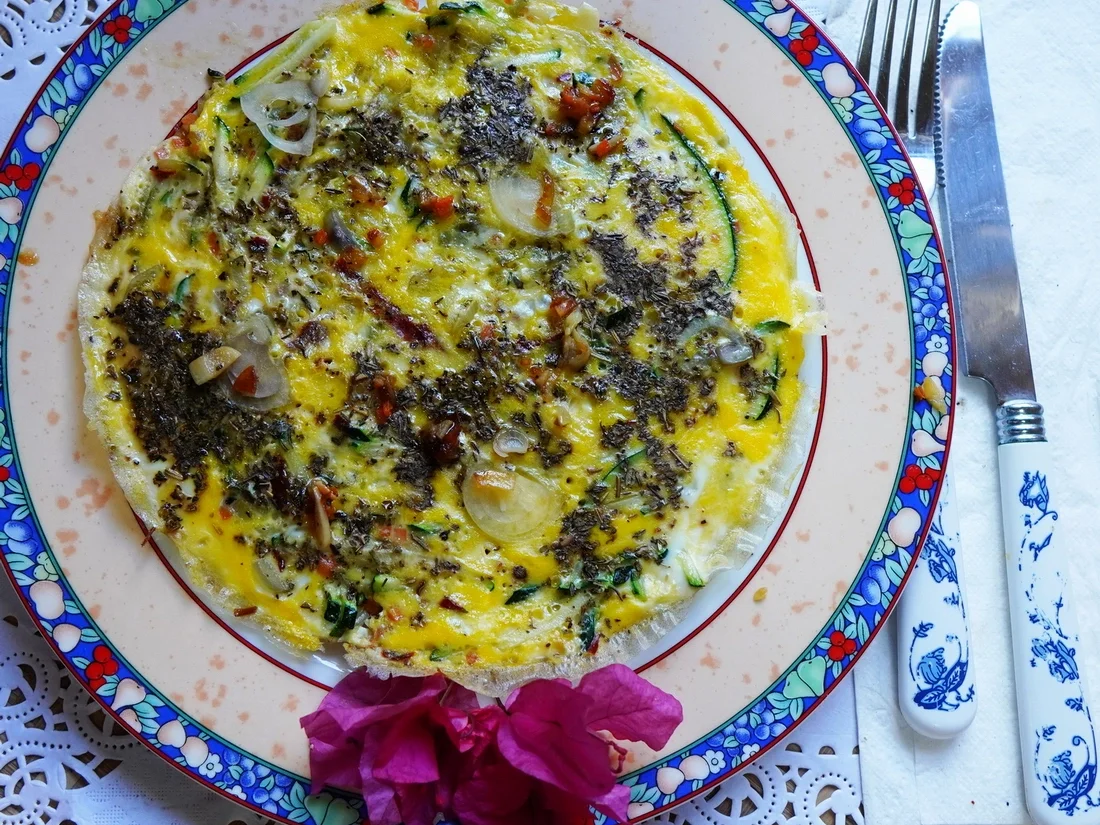 Rezept: Zucchini-Omelette - Frittata con le zucchine Bild Nr. 2 Zucchini-Omelette - Frittata con le zucchine - Rezept - Bild Nr. 2